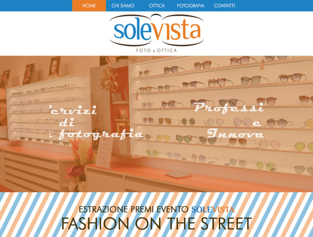 Sito Web Ottica SoleVista
