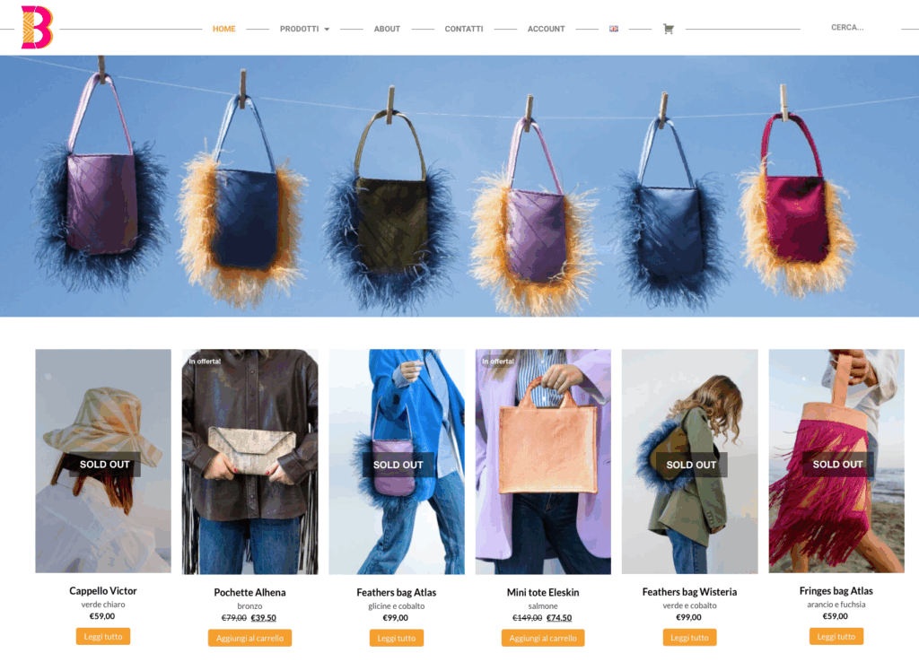 Sito E-commerce – The Label