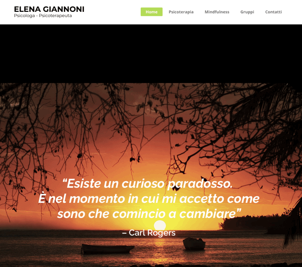Sito Web – Elena Giannoni Psicologa