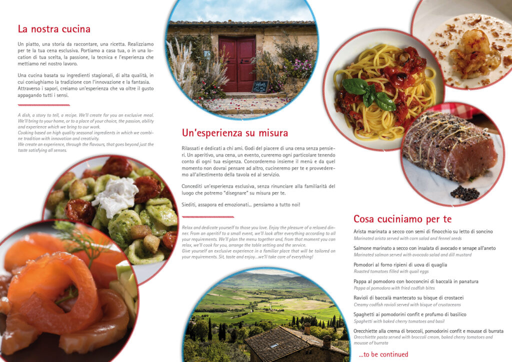 Pieghevole di presentazione (Interno) – The Dinner