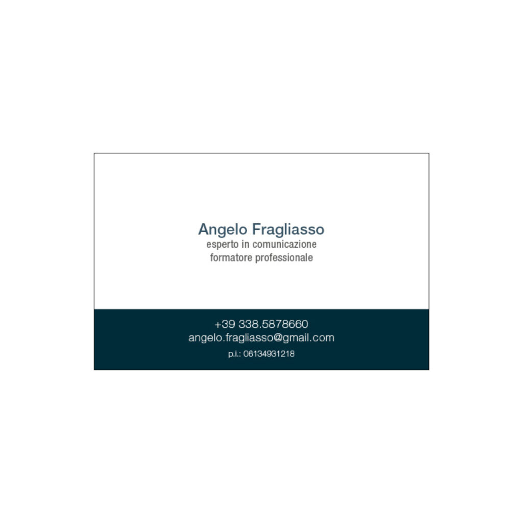 Biglietto Da Visita – Libero Professionista