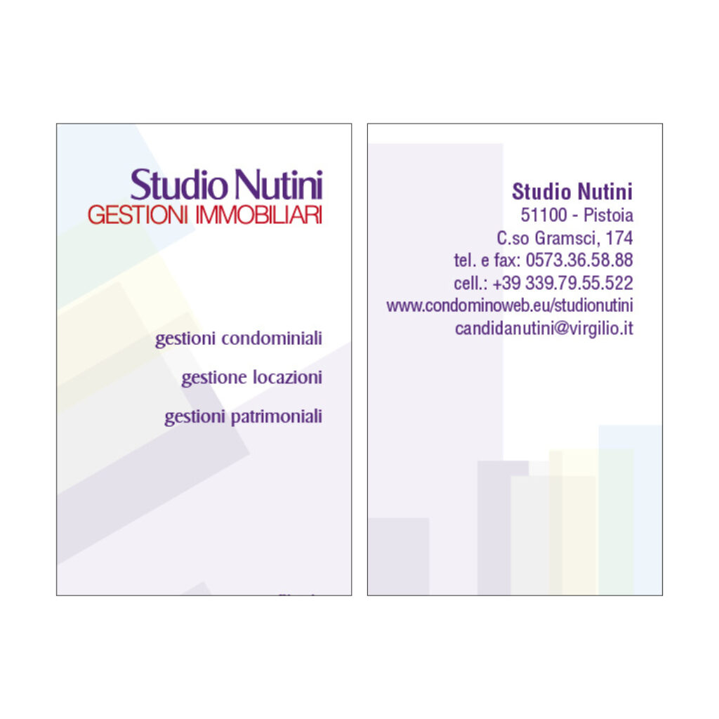 Biglietto Da Visita – Studio Nutini