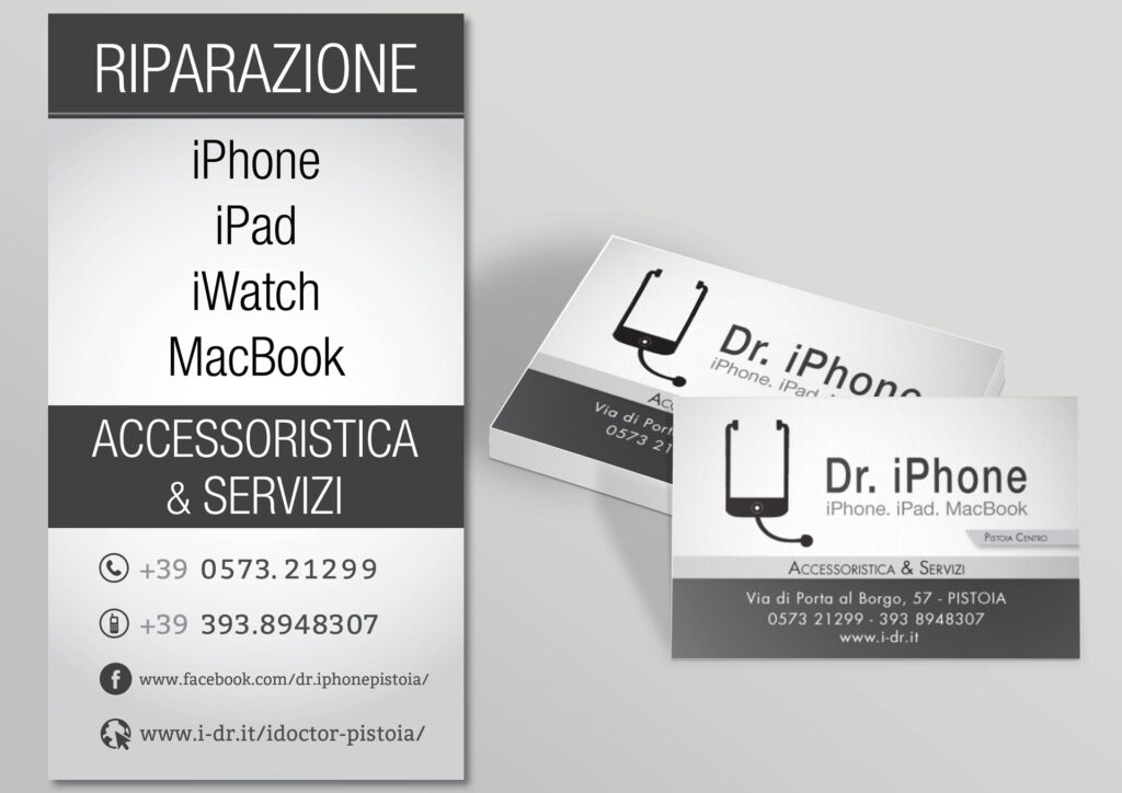 Grafica promozionale – Dr Iphone