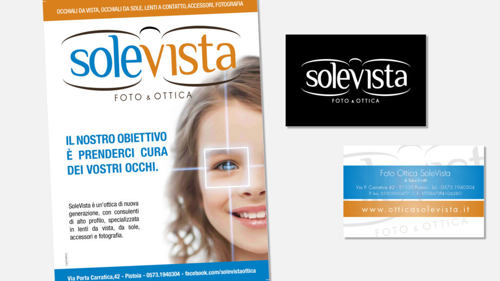 Pagina pubblicitaria – Ottica SoleVista