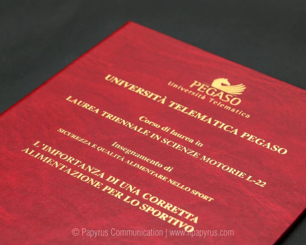 Stampa tesi di laurea a Pistoia